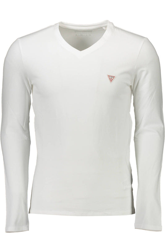 White Cotton Men Shirt