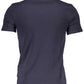 Blue Cotton Men T-Shirt