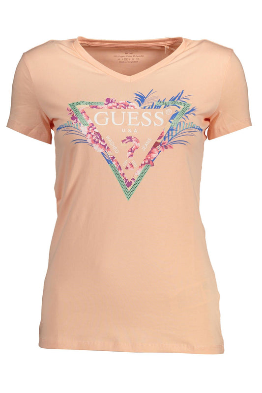 Pink Cotton Women TShirt