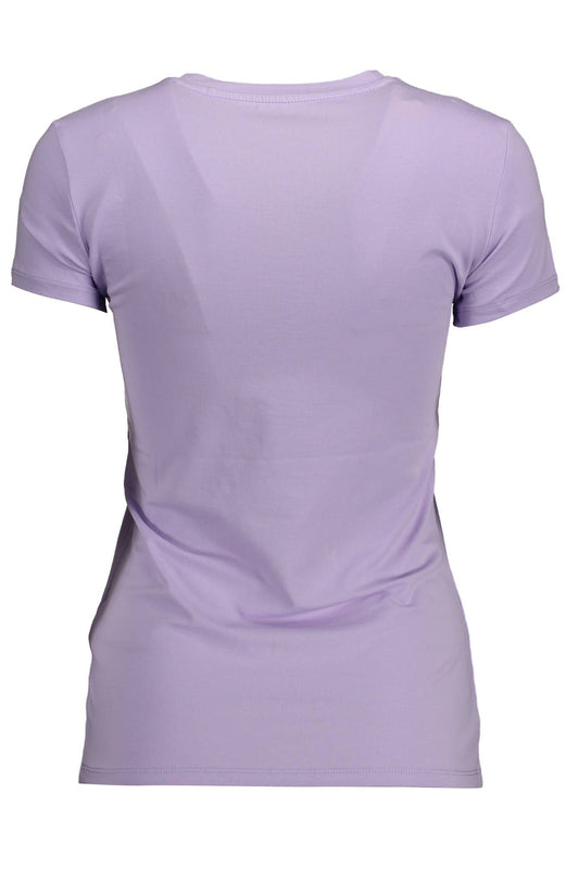 Purple Cotton Women T-Shirt