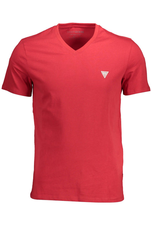 Red Cotton Men TShirt