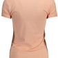 Pink Cotton Women T-Shirt
