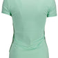 Green Cotton Women T-Shirt