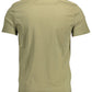 Green Cotton Men T-Shirt