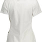 White Cotton Women T-Shirt