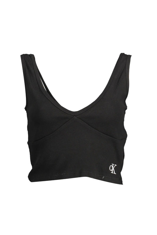 Black Cotton Women Underwear Top