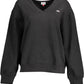 Black Cotton Women Sweater