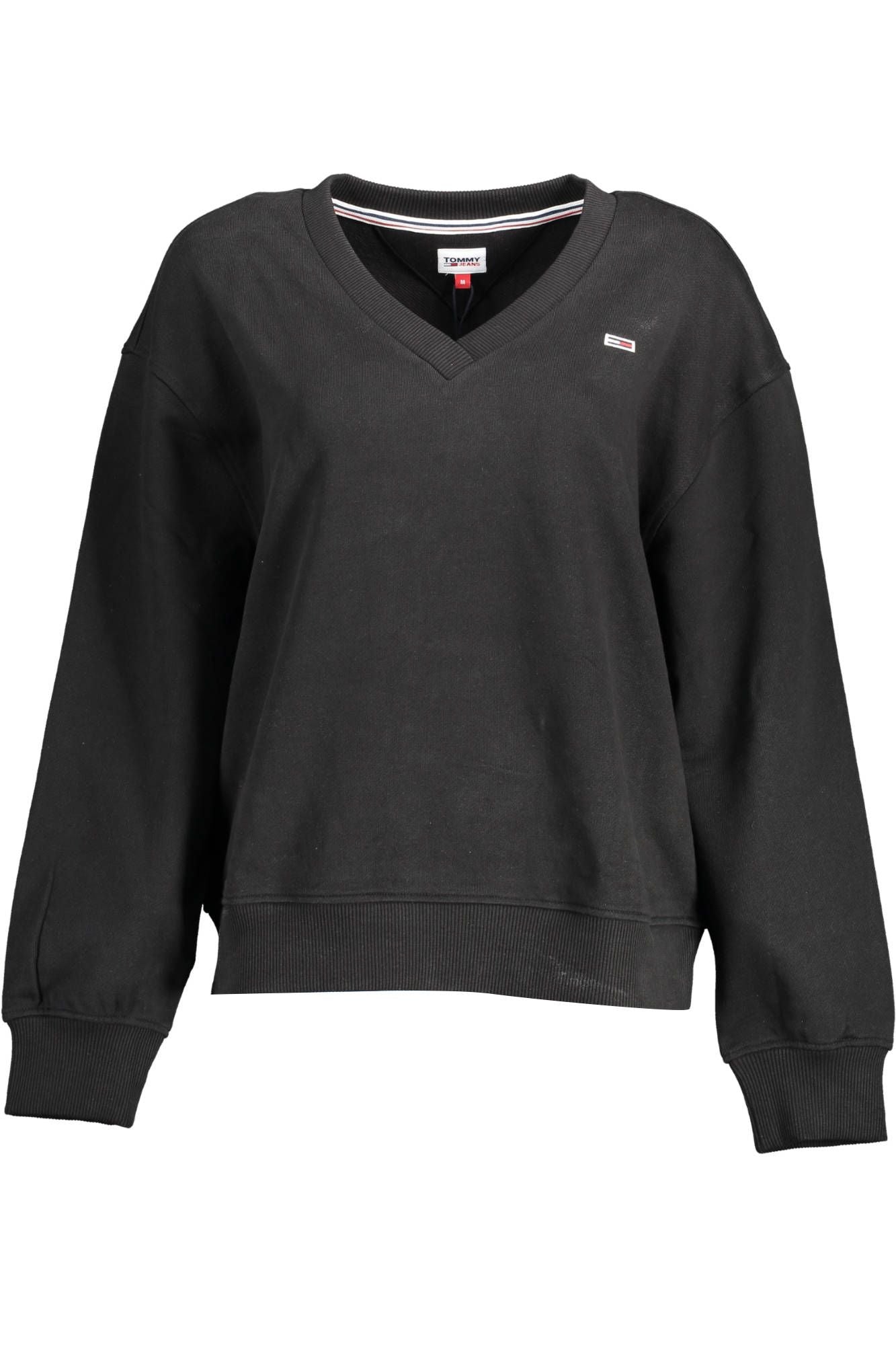 Black Cotton Women Sweater