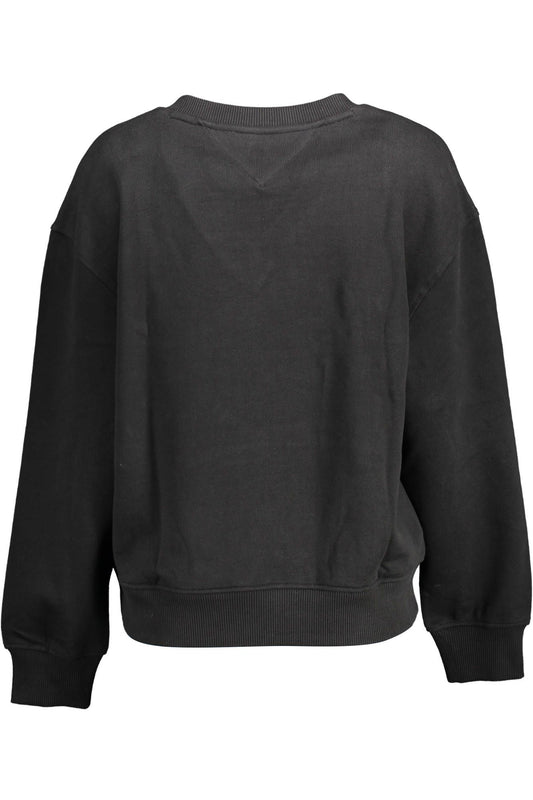 Black Cotton Women Sweater