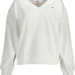 White Cotton Women Sweater