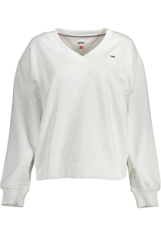 White Cotton Women Sweater