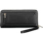Black Polyurethane Women Wallet