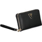 Black Polyurethane Women Wallet