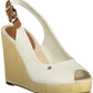 White Cotton Women Sandal