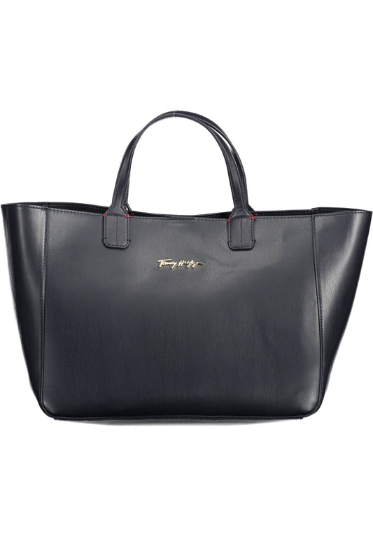 Blue Polyethylene Women Handbag