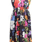 Blue Viscose Women Dress