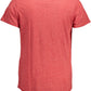 Red Cotton Men T-Shirt