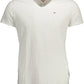 White Cotton Men T-Shirt