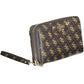 Brown Polyurethane Women Wallet