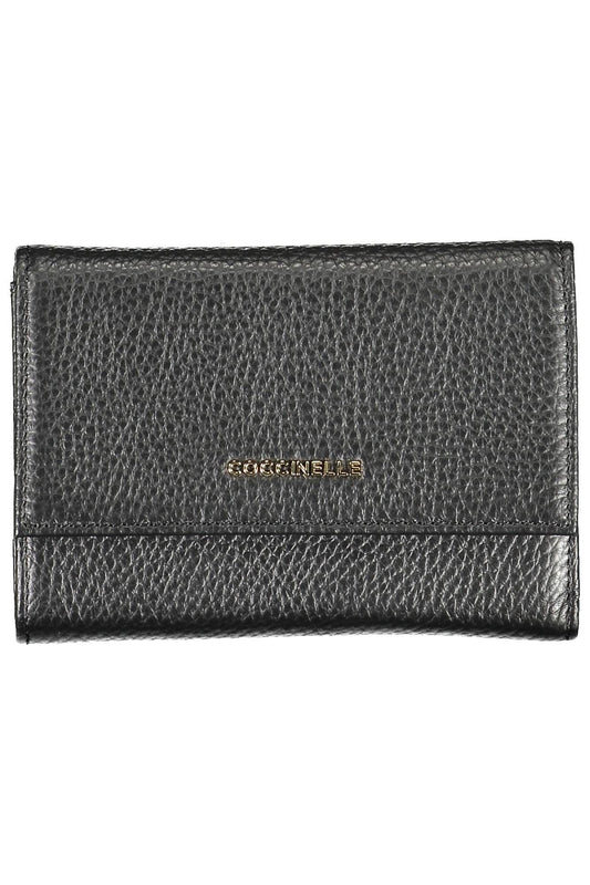 Black Leather Women Wallet