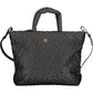 Black Polyester Women Handbag