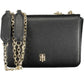 Black Polyurethane Women Handbag