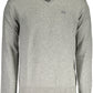Gray Wool Men Sweater