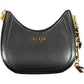 Black Polyurethane Women Handbag