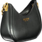 Black Polyurethane Women Handbag