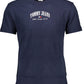 Blue Cotton Men T-Shirt