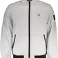 Gray Polyester Men Jacket