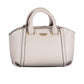 Gray Polyurethane Women Handbag