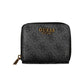 Black Polyurethane Women Wallet