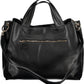 Black Polyurethane Women Handbag
