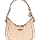 Pink Polyurethane Women Handbag