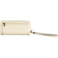 Beige Polyurethane Women Wallet