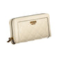 Beige Polyurethane Women Wallet