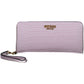 Pink Polyurethane Women Wallet