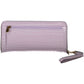 Pink Polyurethane Women Wallet
