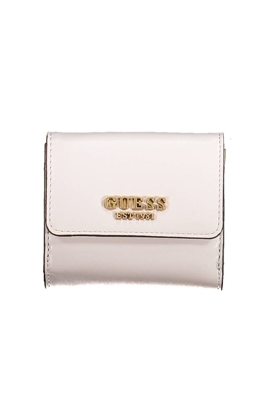 Pink Polyurethane Women Wallet