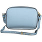 Light Blue Leather Women Handbag