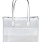 White Polyurethane Women Handbag
