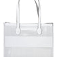 White Polyurethane Women Handbag