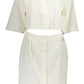 White Cotton Women Dress