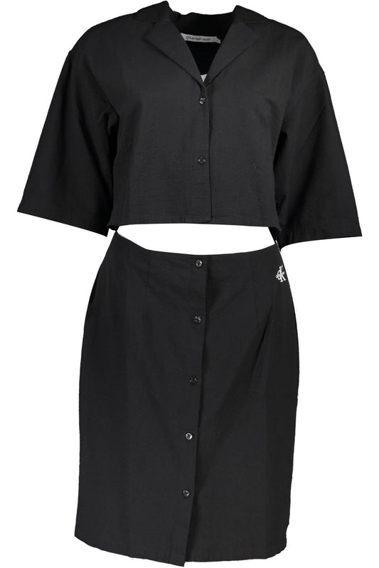 Black Cotton Women Dress