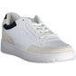 White Polyester Men Sneaker