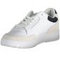 White Polyester Men Sneaker