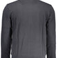 Black Cotton Men Sweater