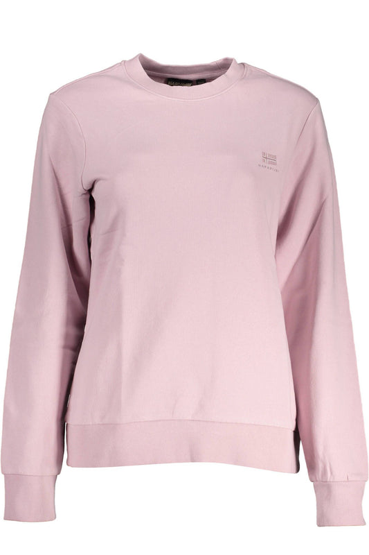 Pink Cotton Women Sweater
