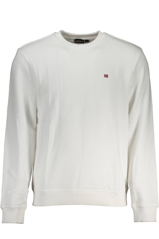White Cotton Men Sweater